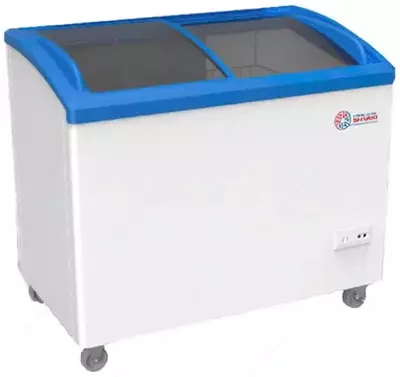 Ko'krak qafasidagi muzlatgich Import "SHIVAKI SFA148" Frigo cool (Oq/qizil) 400 l