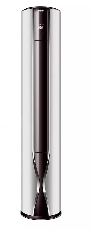 Колонный кондиционер Haier "Cabinet Emperor AP24DFCHRA/1U24RECFRA" R32 (Серебристый/Черный)