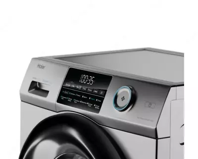 Стиральная машина автомат "HAIER HW60-BP12959AS" (Серебристая/Черная) 6 кг