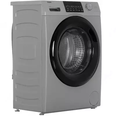 Стиральная машина автомат "HAIER HW70-BP12959AS" (Серебристая/Черная) 7 кг
