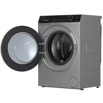 Стирально-сушильная машина автомат "HAIER HWD80-BP14979S" (Серебристая/Черная) 8/5 кг