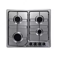 Газовая варочная панель "Haier HCC406AGS-F" (Серебристая) - 2 057 000 сум