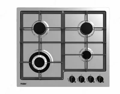 "Haier HCC406AGS-D" gaz plitasi (kumush)