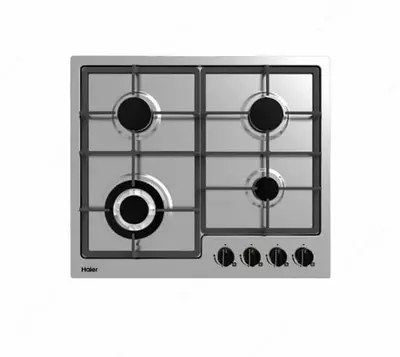 "Haier HCC406AGS-D" gaz plitasi (kumush)