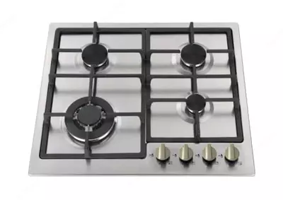 Газовая варочная панель "Haier HCC406AGS-E" (Серебристая)