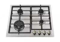 Газовая варочная панель "Haier HCC406AGS-E" (Серебристая) - 2 359 500 сум