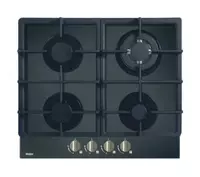 Газовая варочная панель "Haier HCC406AGF-B" (Черное стекло)
