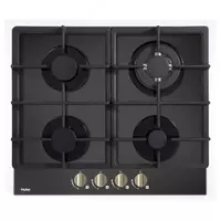 Газовая варочная панель "Haier HCC406AGF-B" (Черное стекло) - 2 601 500 сум