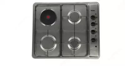 Kombinatsiyalangan plita "Haier HCC406EGS-D2" (kumush)