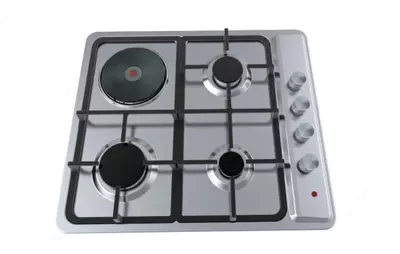 Комбинированная варочная панель "Haier HCC406EGS-A1" (Серебристая)