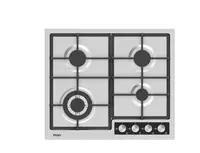 Газовая варочная панель "Haier HCC640F-D" (Серебристая) - 2 662 000 сум