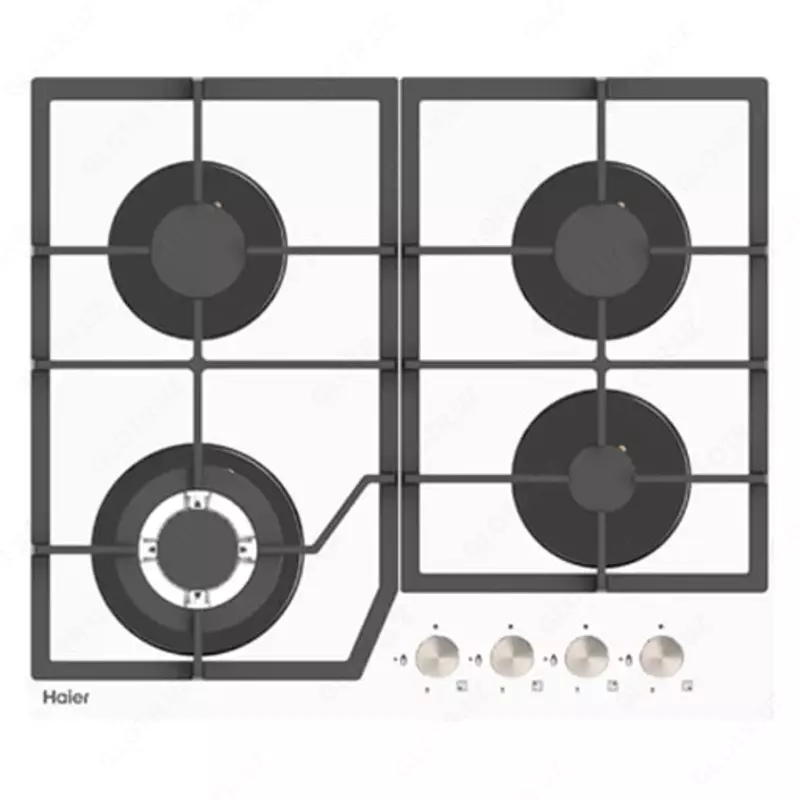 "Haier HHX-G64CWLW" gaz plitasi (Oq shisha)
