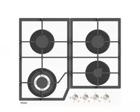 "Haier HHX-G64CWLW" gaz plitasi (Oq shisha) - 2 783 000 so'm