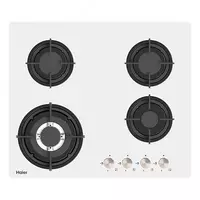 Газовая варочная панель "Haier HHX-G64CWW1" (Белое стекло)