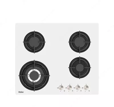 "Haier HHX-G64CWW1" gaz plitasi (Oq shisha)