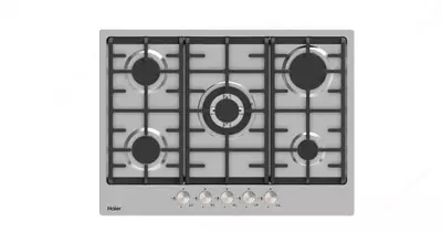 Газовая варочная панель "Haier HHXM75F-B2P" (Серебристая)