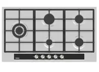 Газовая варочная панель "Haier XFS950F-B1G" (Серебристая)