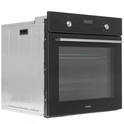 Pech "HAIER HOX-P06HGB" (qora/kumush) 76 litr