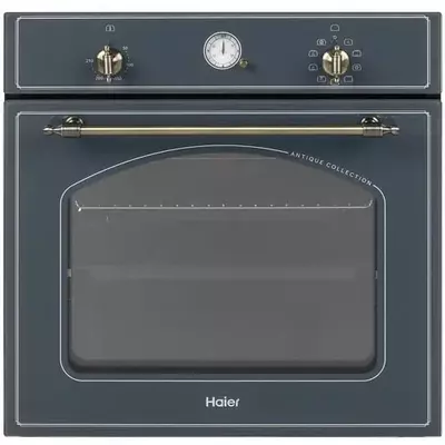 Духовой шкаф "HAIER HOX-C09ATQBК" (Черное стекло) 76 литров