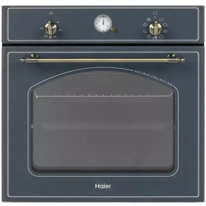 Духовой шкаф "HAIER HOX-C09ATQBК" (Черное стекло) 76 литров