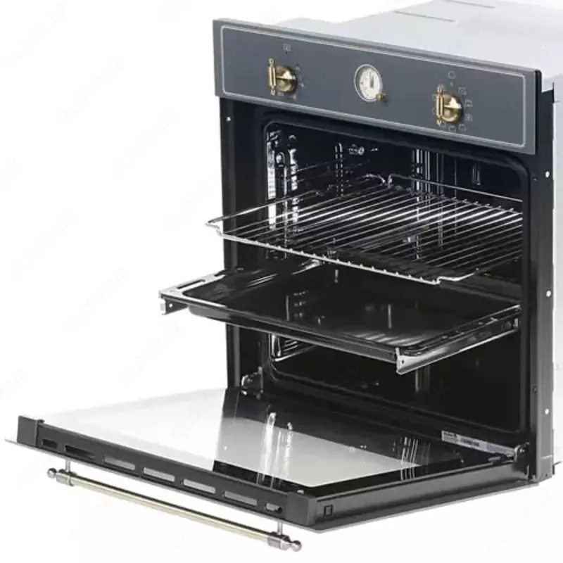 Духовой шкаф "HAIER HOX-C09ATQBК" (Черное стекло) 76 литров