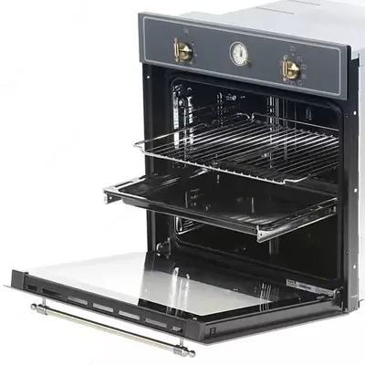 Духовой шкаф "HAIER HOX-C09ATQBК" (Черное стекло) 76 литров