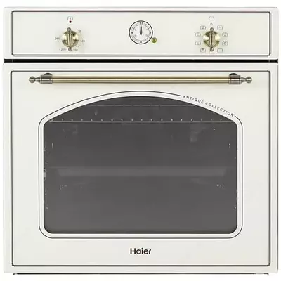 Духовой шкаф "HAIER HOX-C09ATQBC" (Бежевое стекло) 76 литров