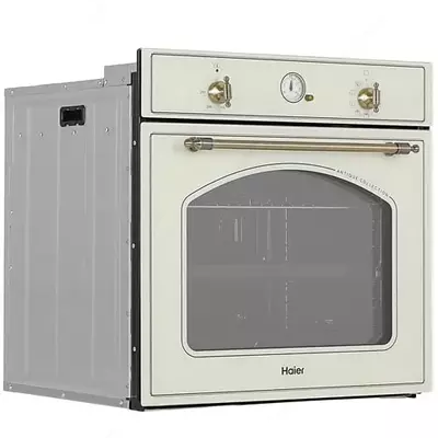Духовой шкаф "HAIER HOX-C09ATQBC" (Бежевое стекло) 76 литров