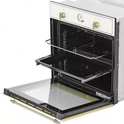 Духовой шкаф "HAIER HOX-C09ATQBC" (Бежевое стекло) 76 литров