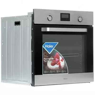 Pech "HAIER HOX-P11HFX" (qora/kumush) 76 litr