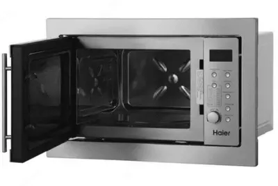 O'rnatilgan mikroto'lqinli pech "Haier HOX-E8NN4X" (Kumush) 23 litr