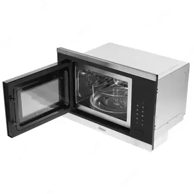 Встраиваемая микроволновая печь "Haier HMX-BTG259X" (Черная/серебристая) 25 литров