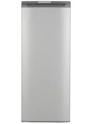 Bir kamerali maishiy muzlatgich "Biryusa M110" (Kumush) 180 l