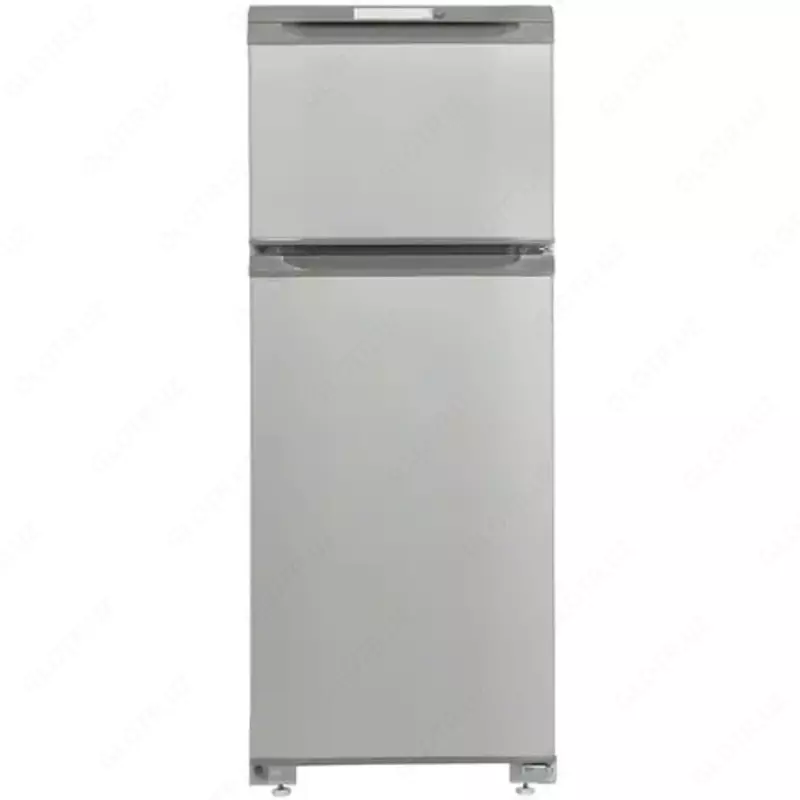 Бытовой двухкамерный холодильник "Бирюса М122" (Серебристый) 150 л