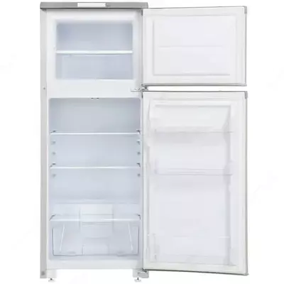 Ikki kamerali maishiy muzlatgich "Biryusa M122" (Kumush) 150 l