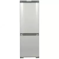 Бытовой двухкамерный холодильник "Бирюса М118" (Серебристый) 180 л