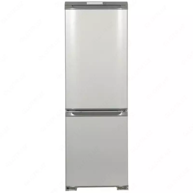 Бытовой двухкамерный холодильник "Бирюса М118" (Серебристый) 180 л