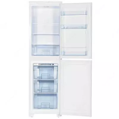 Бытовой двухкамерный холодильник "Бирюса 120" (Белый) 205 л