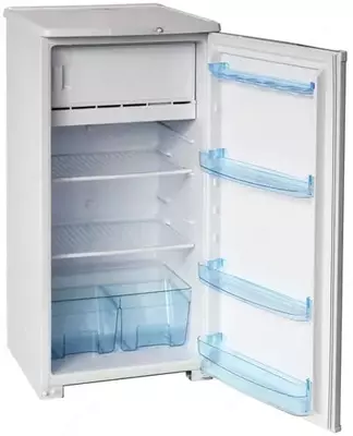 Bir kamerali maishiy muzlatgich "Biryusa 10" (Oq) 235 l