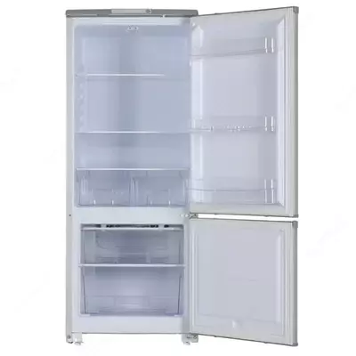 Бытовой двухкамерный холодильник "Бирюса М151" (Серебристый) 240 л