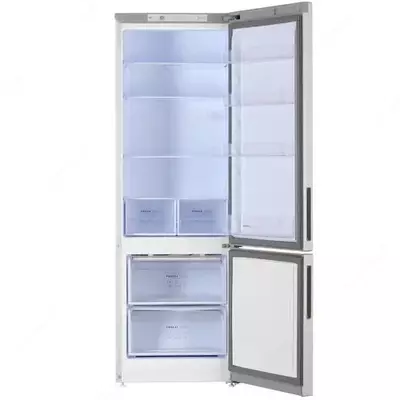 Бытовой двухкамерный холодильник "Бирюса М6032" (Серебристый) 330 л