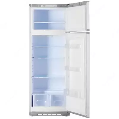 Бытовой двухкамерный холодильник "Бирюса М135" (Серебристый) 300 л