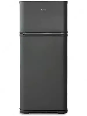 Бытовой двухкамерный холодильник "Бирюса W136" (Матовый графит) 250 л