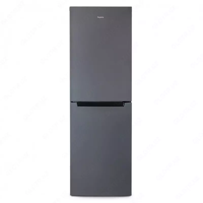 Бытовой двухкамерный холодильник "Бирюса W840NF" (Матовый графит) 340 л