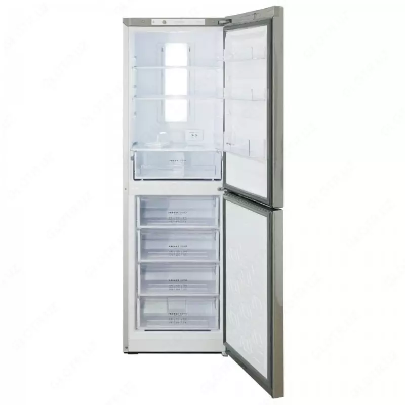 Бытовой двухкамерный холодильник "Бирюса C840NF" (Серебристый металлик) 340 л - 5 505 500 сум