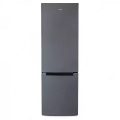 Бытовой двухкамерный холодильник "Бирюса W860NF" (Матовый графит) 340 л