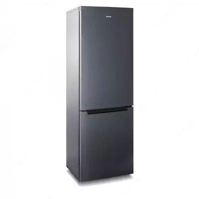 Бытовой двухкамерный холодильник "Бирюса W860NF" (Матовый графит) 340 л