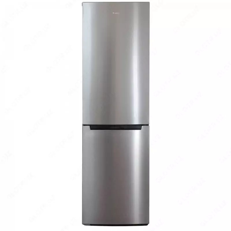 Бытовой двухкамерный холодильник "Бирюса I880NF" (Нерж. сталь) 370 л