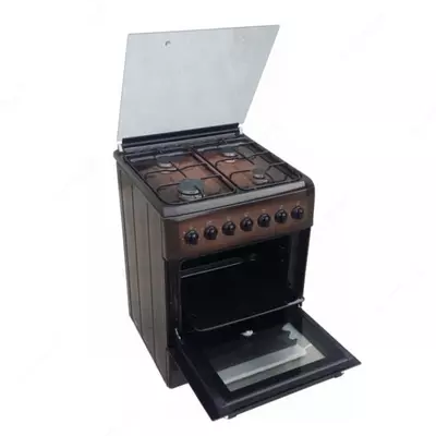 "Biryusa U60GG06BR" gaz plitasi (jigarrang) 60 x 60 sm