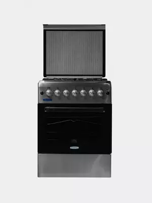 Газовая плита "Бирюса U60GG12SS" (Стальная) 57 х 57 см